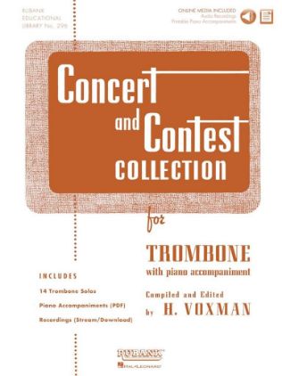 VOXMAN:CONCERT AND CONTEST COLLECTION FOR TROMBONE + AUDIO ACCESS