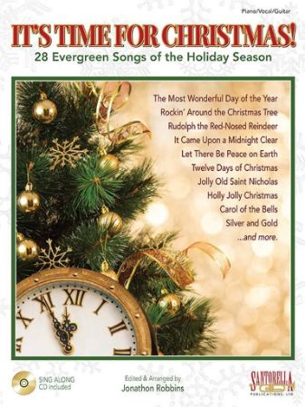IT'S TIME FOR CHRISTMAS 28 EVERGREEN SONGS PVG + AUDIO ACCESS