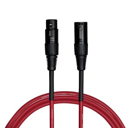 Cascha mikrofonski kabel Standard Line Microphone Cable (XLR), Red, 3m