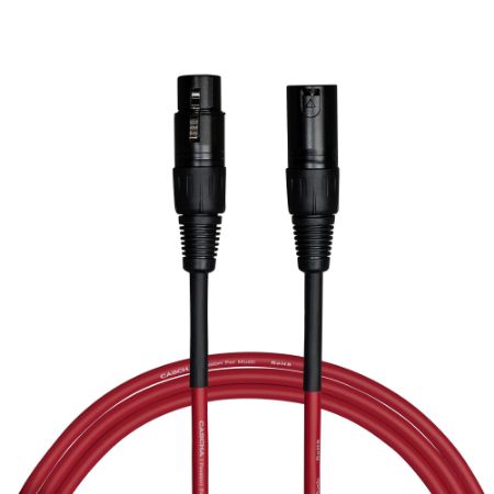Cascha mikrofonski kabel Standard Line Microphone Cable (XLR), Red, 3m