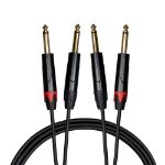 Cascha kabel 2x mono Jack 6,3 mm (1/4") (moški) na 2x mono Jack 6,3 mm (1/4") 2m
