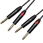 Cascha kabel 2x mono Jack 6,3 mm (1/4") (moški) na 2x mono Jack 6,3 mm (1/4") 2m