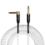 Cascha kitarski kabel Advanced Line Guitar Cable Curly, White, 6m