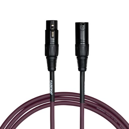 Cascha mikrofonski kabel Standard Line Microphone Cable (XLR), Purple, 2 m
