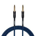 Cascha kitarski kabel Professional Line Guitar Cable, Straight, Tweed Blue 6m