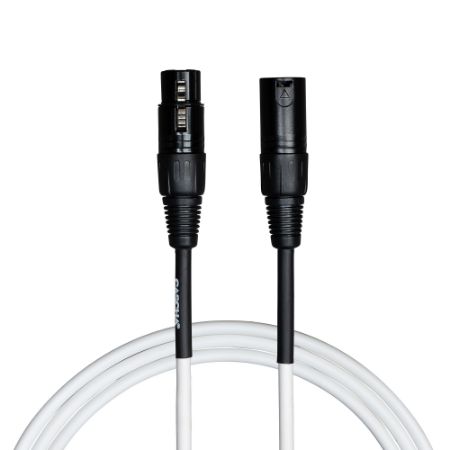 Cascha mikrofonski kabel Standard Line Microphone Cable (XLR), White, 3m
