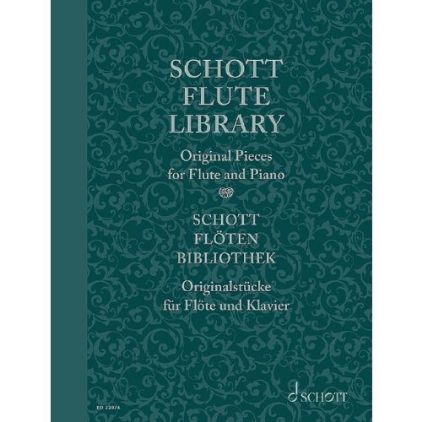 SCHOTT FLUTE LIBRARY ORIGINAL PIECES FOR FLUTE AND PIANO