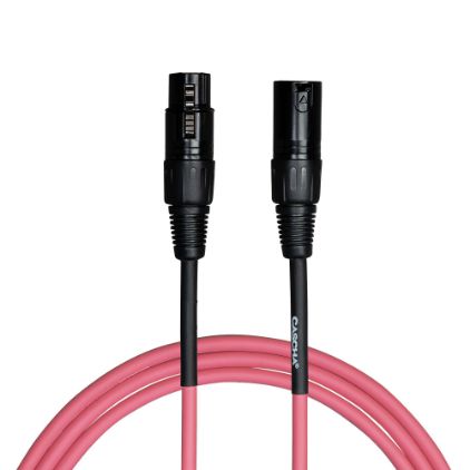 Cascha mikrofonski kabel Standard Line Microphone Cable (XLR), Pink, 3m